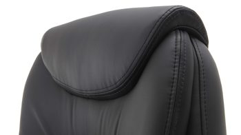 Chefsessel Duo collection aus Stoff in Grau Chefsessel Mattes XXL als ergonomischer Bürostuhl anthrazitfarbenes Kunstleder & chromfarbenes Drehkreuz