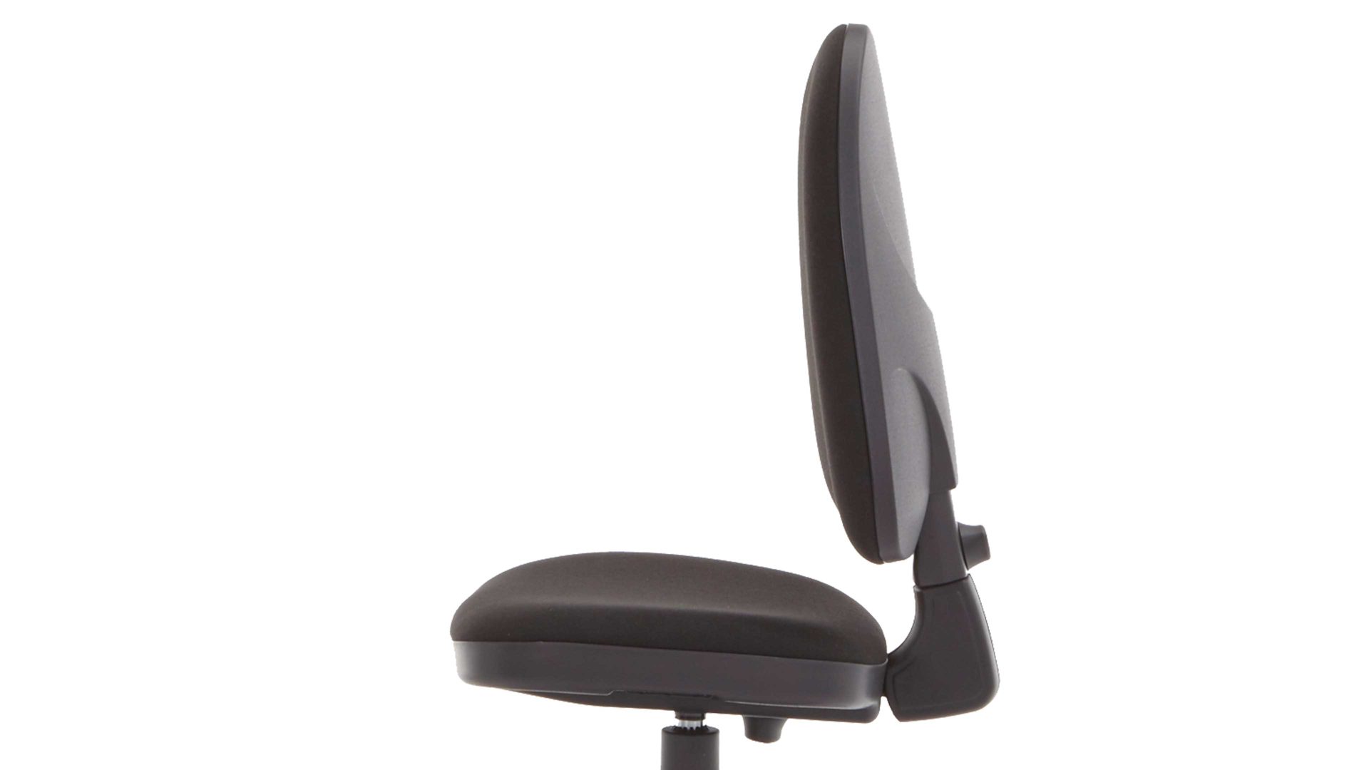 Drehstuhl Nowystyl aus Kunstfaser in Schwarz Drehstuhl Prestige als Büromöbel mit hohem Sitzkomfort schwarzer Bezug Oban & schwarzes Fußkreuz