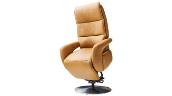 Funktion Steinpol polsteria aus Leder in Transparent Relaxsessel Serie Relaxa-Feeling - motorische Funktion zwei Motoren & Aufstehhilfe