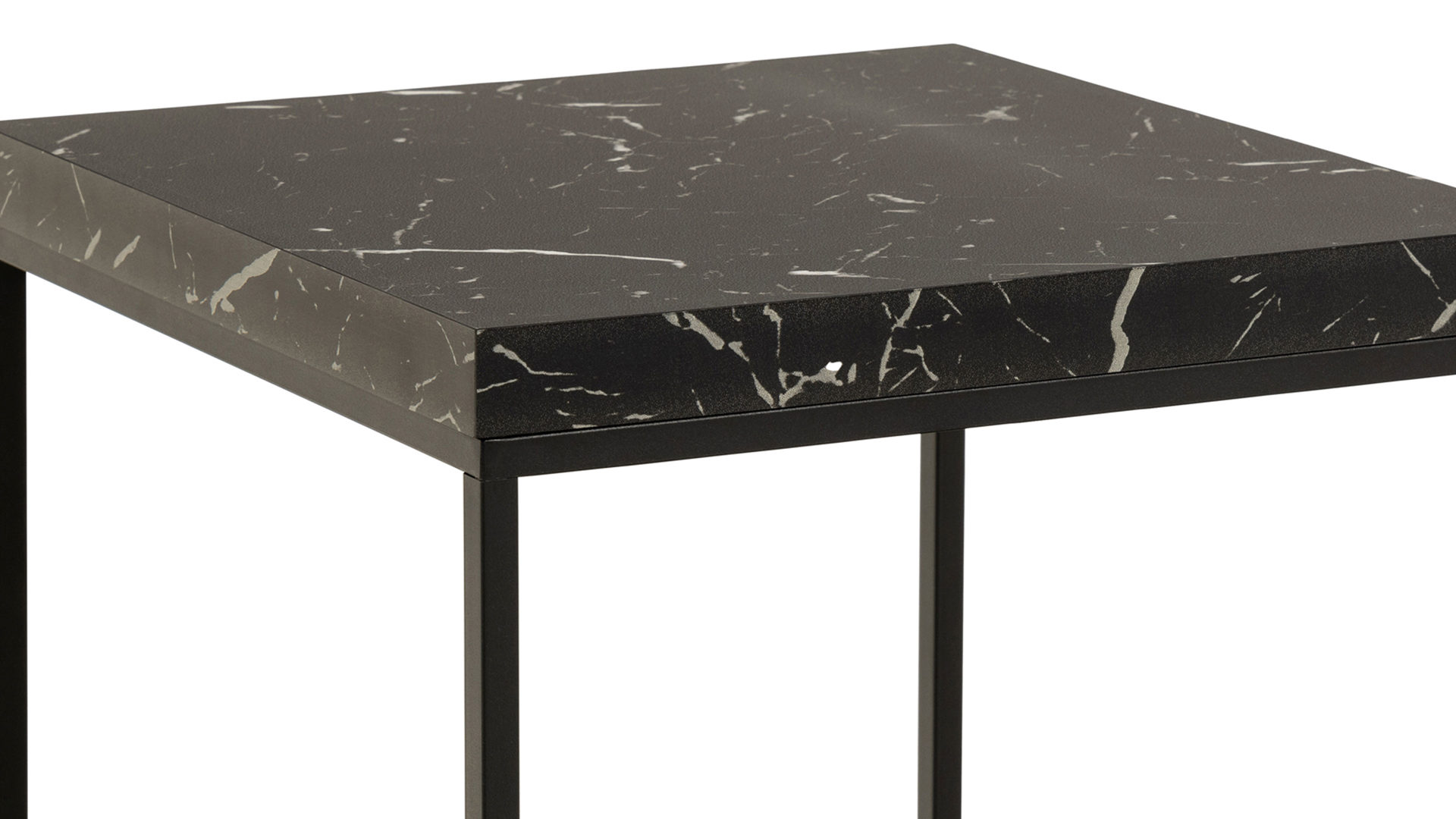 Couchtisch Actona group aus Holz in Schwarz Couchtisch Barossa Schwarz – ca. 40 x 40 cm