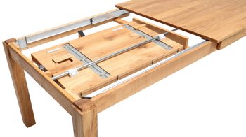 Auszugtisch Standard furniture factory aus Holz in Holzfarben Ausziehtisch Loire XL Eiche rustik ca. 160 - 240 x 90 cm