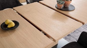Auszugtisch Mca furniture aus Holz in Holzfarben Wohnprogramm Barcelona - Ausziehtisch geölte Balkeneiche – ca. 180 - 230 x 100 cm