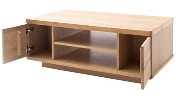 Couchtisch Mca furniture aus Holz in Holzfarben Wohnprogramm Barcelona - Couchtisch geölte Balkeneiche – ca. 115 x 65 cm