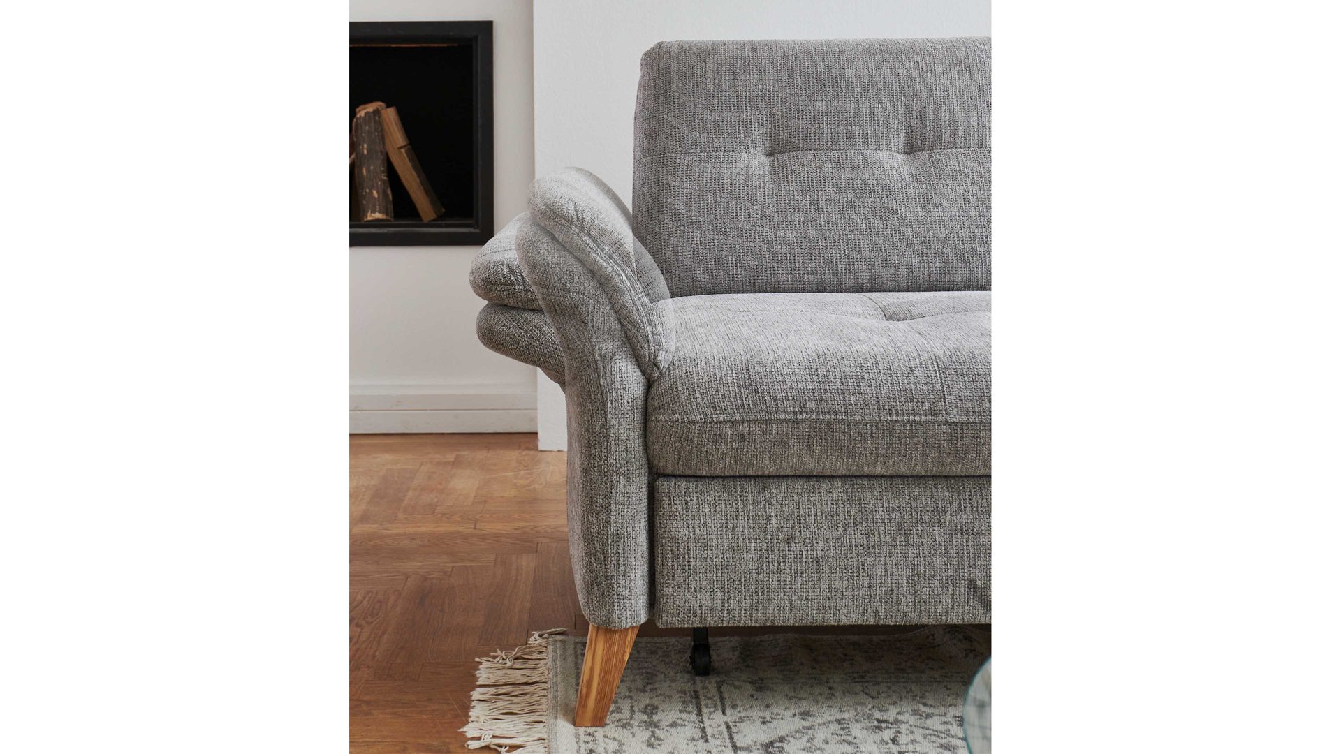 Funktion Steinpol sit&more aus Metall in Transparent Polsterprogramm Göteborg - Armteilfunktion Funktions-Mehrpreis