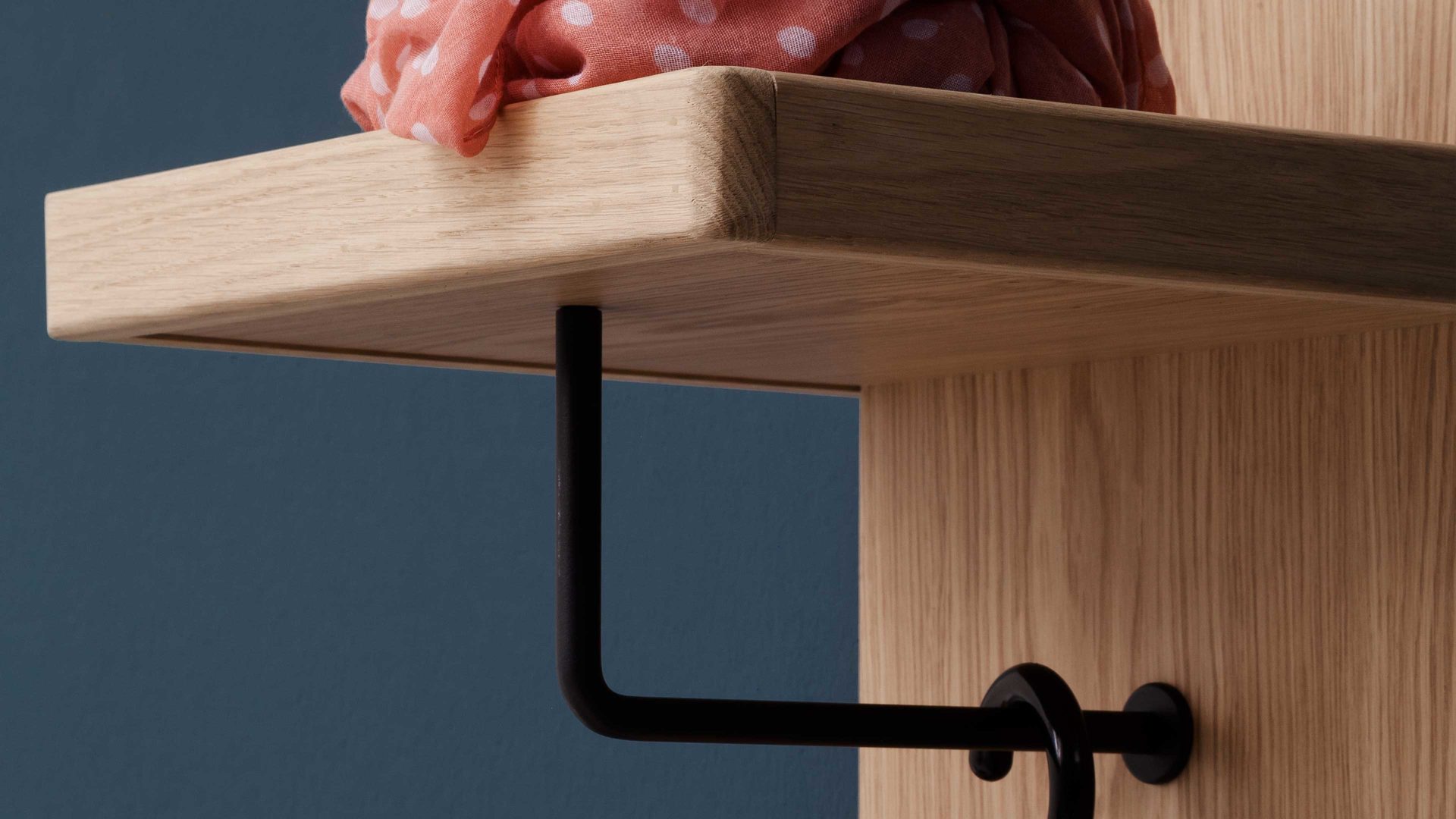 Garderoben-Set Mca furniture aus Holz in Holzfarben Garderobenprogramm Barcelona - Kombination 2 geölte Wildeiche – vierteilig, Breite ca. 155 cm