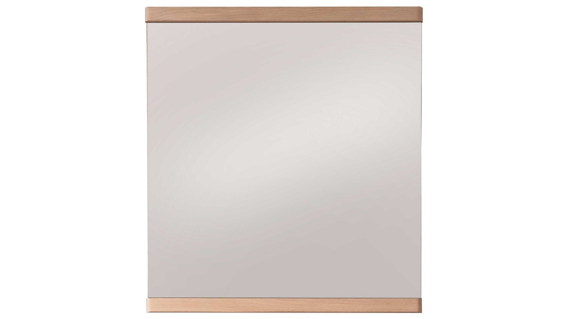 Wandspiegel Mca furniture aus Spiegel in Transparent Garderobenprogramm Barcelona - Wandspiegel geölte Wildeiche – ca. 75 x 82 cm