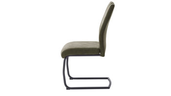 Schwingstuhl Mca furniture aus Stoff in Grün Schwingstuhl Olive & Schwarz