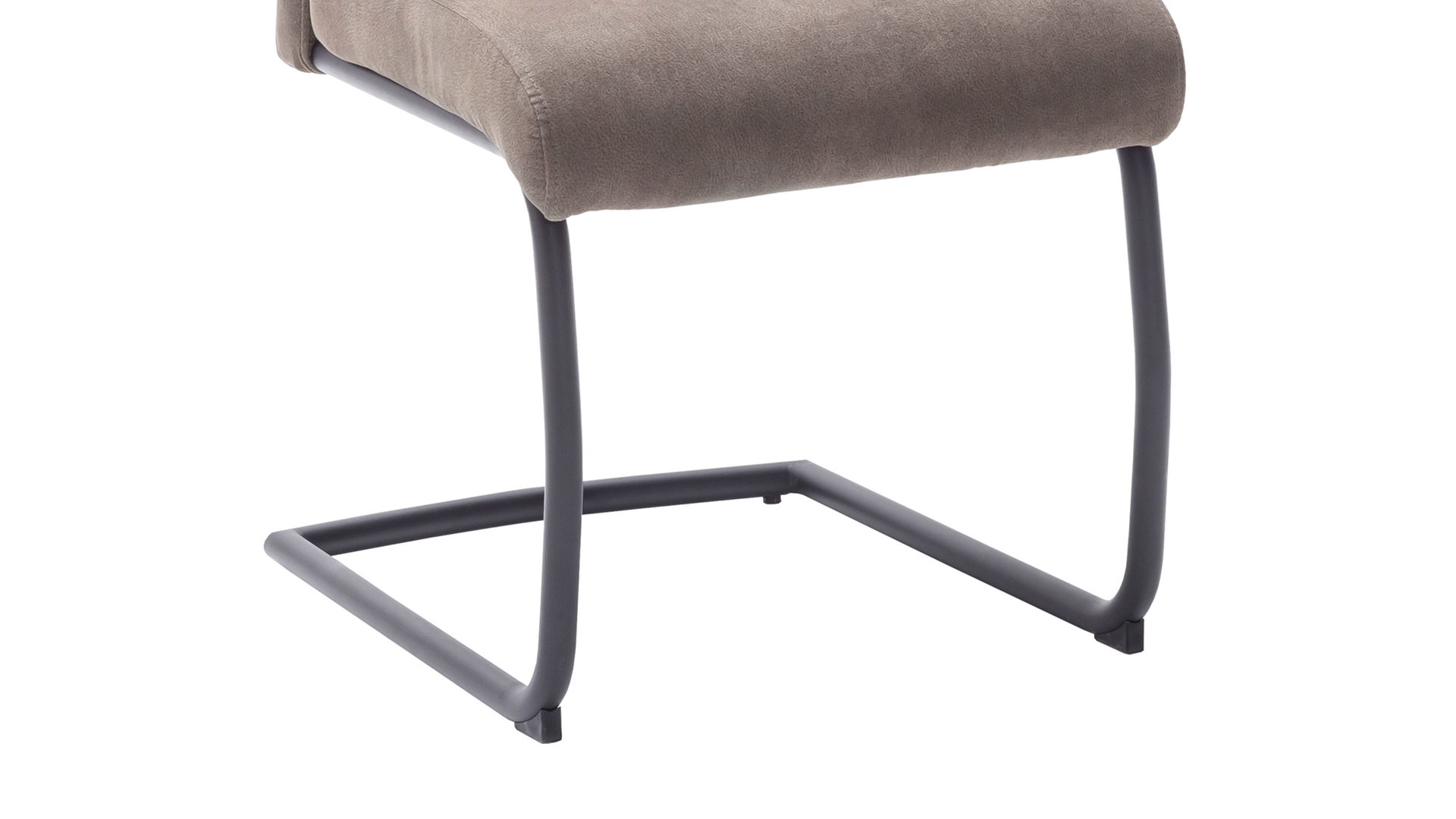 Schwingstuhl Mca furniture aus Stoff in Beige Schwingstuhl Sand & Schwarz