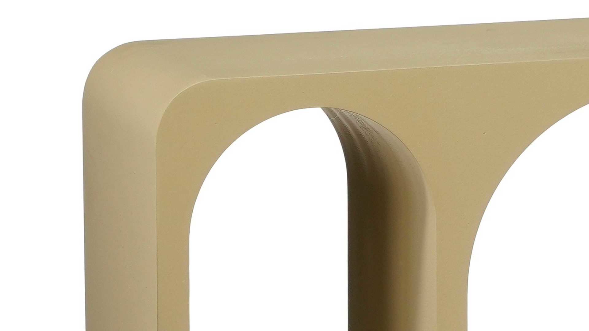 Wandregal Edelman® aus Holz in Beige Wandregal Frati taupefarbenes MDF - ca. 40 x 40 cm