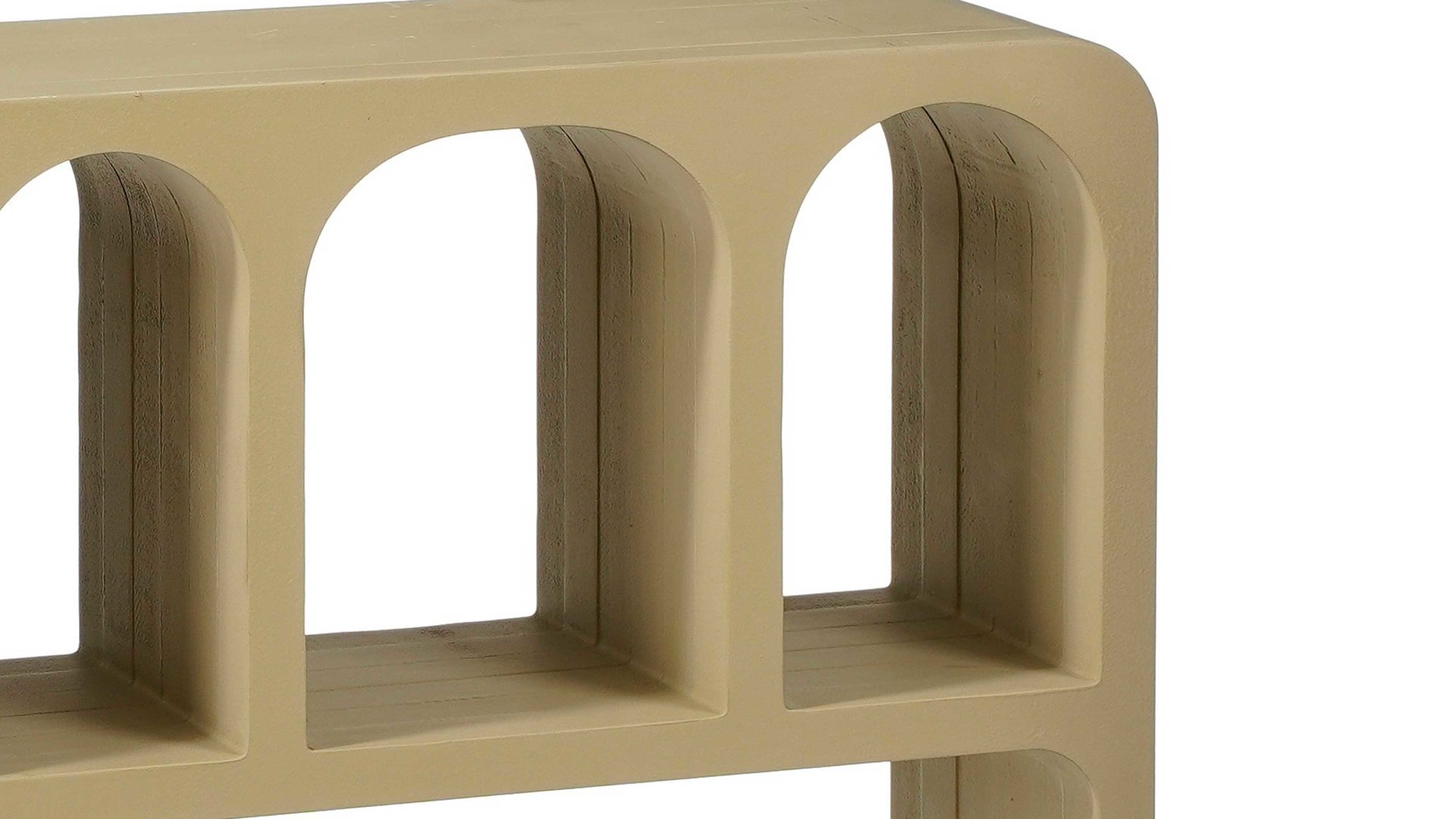 Wandregal Edelman® aus Holz in Beige Wandregal Frati taupefarbenes MDF - ca. 60 x 38 cm