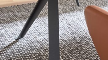 Esstisch Interliving aus Holz in Holzfarben Interliving Esszimmer Serie 5115 - Esstisch mit Eichenholz astige Eiche & anthrazitfarbenes Metall - ca. 200 x 100 cm