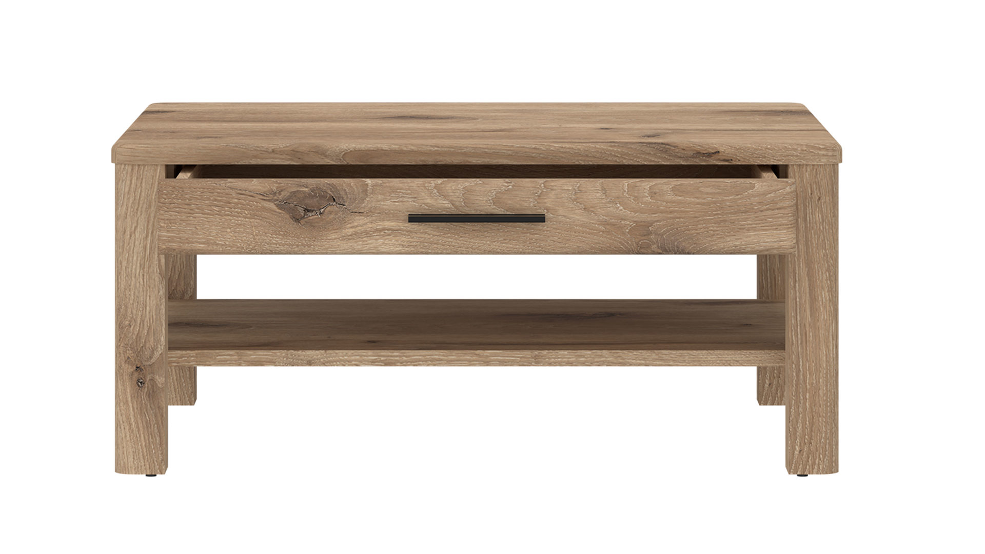 Couchtisch Wojcik aus Holz in Eiche Hell Wohnprogramm Grano - Couchtisch Viking Eiche - ca. 100 x 75 cm