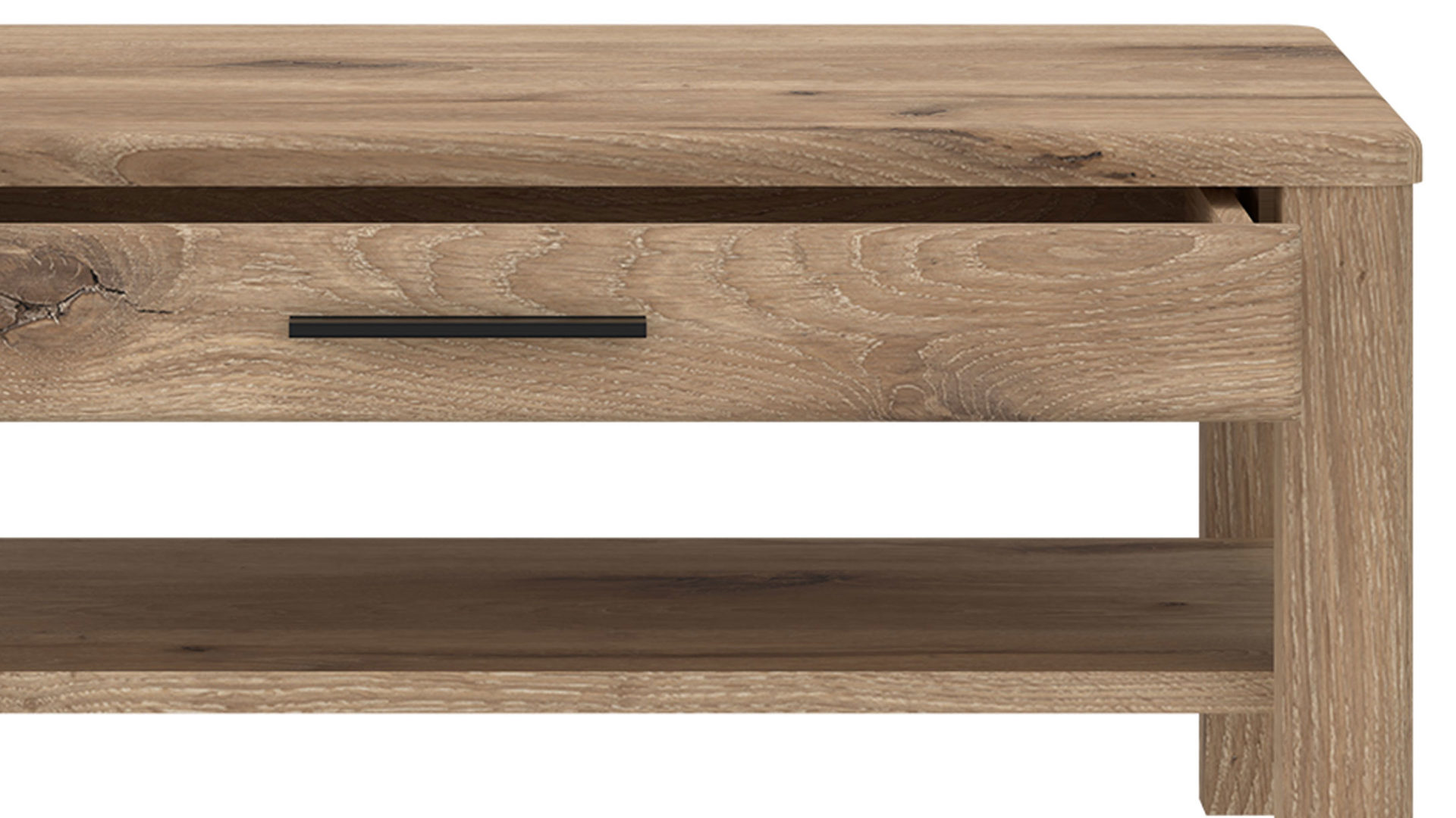 Couchtisch Wojcik aus Holz in Eiche Hell Wohnprogramm Grano - Couchtisch Viking Eiche - ca. 100 x 75 cm