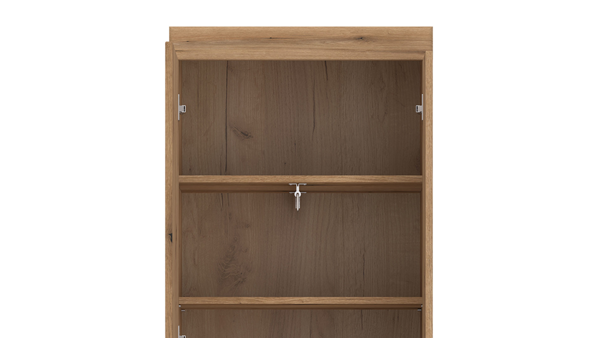 Garderobenschrank Wojcik aus Holz in Eiche Hell Garderobenprogramm Delamar - Garderobenschrank Coast Evoke Eiche & Schwarz - Höhe ca. 198 cm