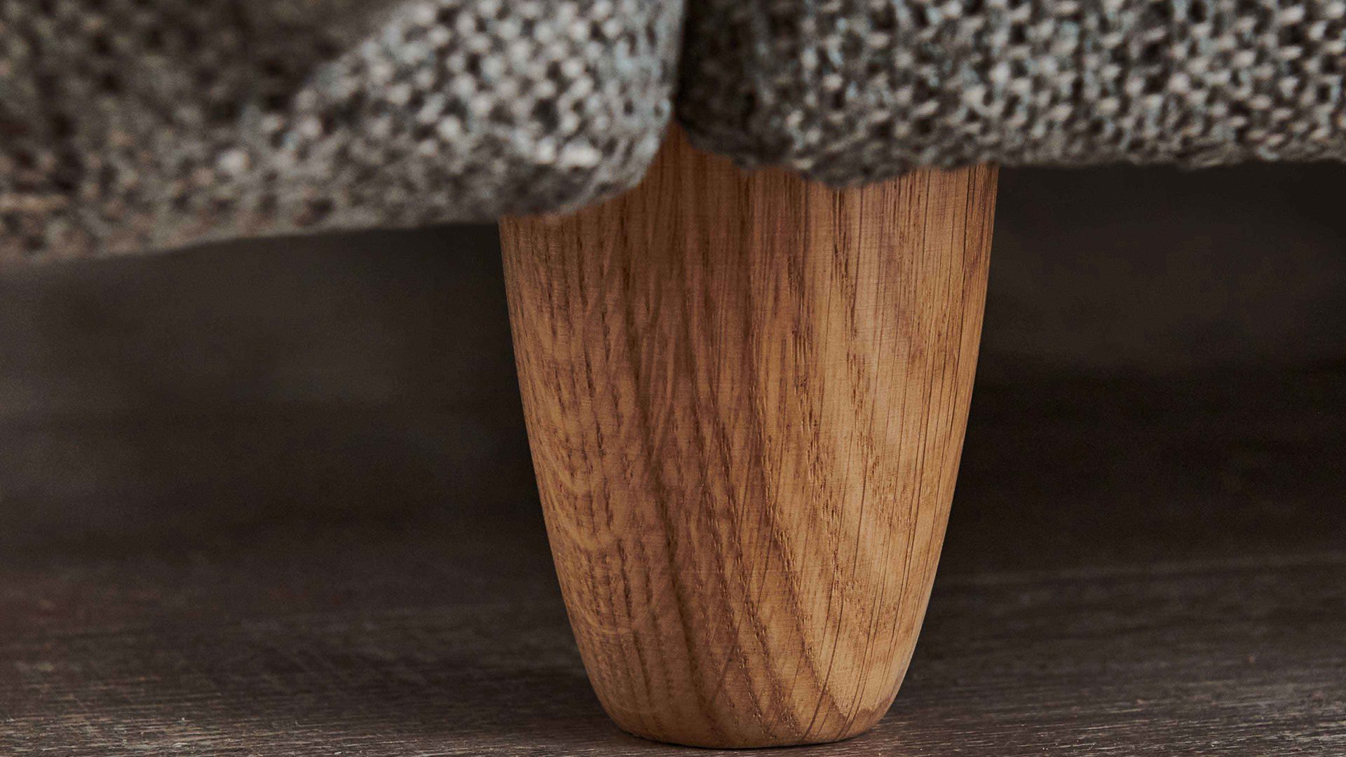 Schlafsofa Bali aus Stoff in Grün Schlafsofa Grande grüner Bezug 2505 & Holzfüße - Breite ca. 229 cm