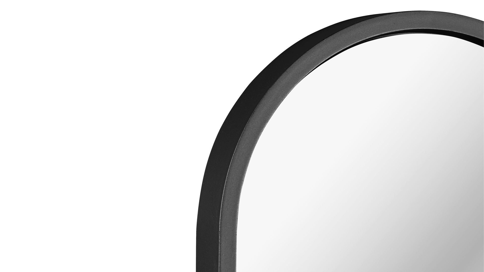 Spiegel Mirrors and more aus Spiegel in Schwarz Rahmenspiegel Moni Schwarz - ca. 20 x 101 cm