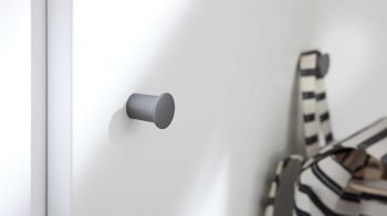 Garderoben-Set Interliving aus Holz in Weiß Interliving Garderobe Serie 6012 - Garderoben-Set 01 weißer Mattlack & Steineiche - dreiteilig