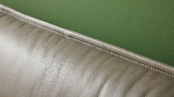 Bettgestell Interliving aus Stoff in Grau Interliving Polsterbett Serie 1417 - Polsterbettgestell fangofarbenes Leder Vicenzia & Eichenholzfüße 286 - Liegefläche ca. 180 x 200 cm