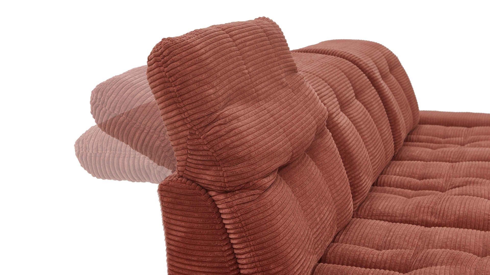 Funktion KAWOO aus Metall in Transparent KAWOO Polstermöbel Santa Rosa - Kopfteilverstellung manuell