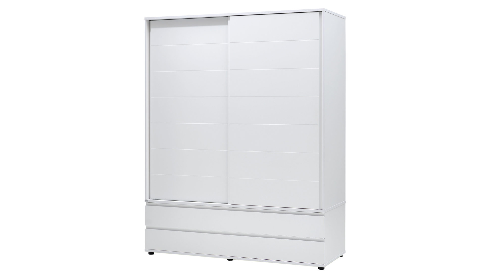 Kleiderschrank Paidi aus Holz in Weiß PAIDI Babyzimmer Fiona – Kleiderschrank Kreideweiß - zwei Türen, Breite ca. 164 cm