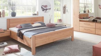Bettgestell Wiemann | oeseder aus Holz in Holzfarben WIEMANN Modena Plus - Bettgestell teilmassive Erle - Liegefläche ca. 180 x 200 cm