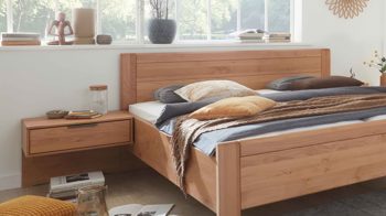 Nachtkommode Wiemann | oeseder aus Holz in Holzfarben WIEMANN Modena Plus - Hänge-Nachtkonsolen-Set teilmassive Erle - zweiteilig, Breite ca. 60 cm