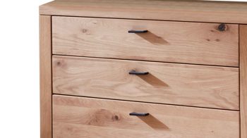 Sideboard PARTNERRING COLLECTION aus Holz in Holzfarben PARTNERRING COLLECTION Wohnprogramm Malaga - Sideboard Eiche Artisan - zwei Türen, drei Schubladen, Länge ca. 178 cm