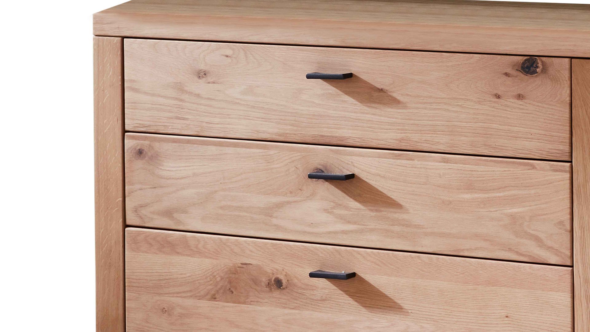 Sideboard PARTNERRING COLLECTION aus Holz in Holzfarben PARTNERRING COLLECTION Wohnprogramm Malaga - Sideboard Eiche Artisan - zwei Türen, drei Schubladen, Länge ca. 178 cm