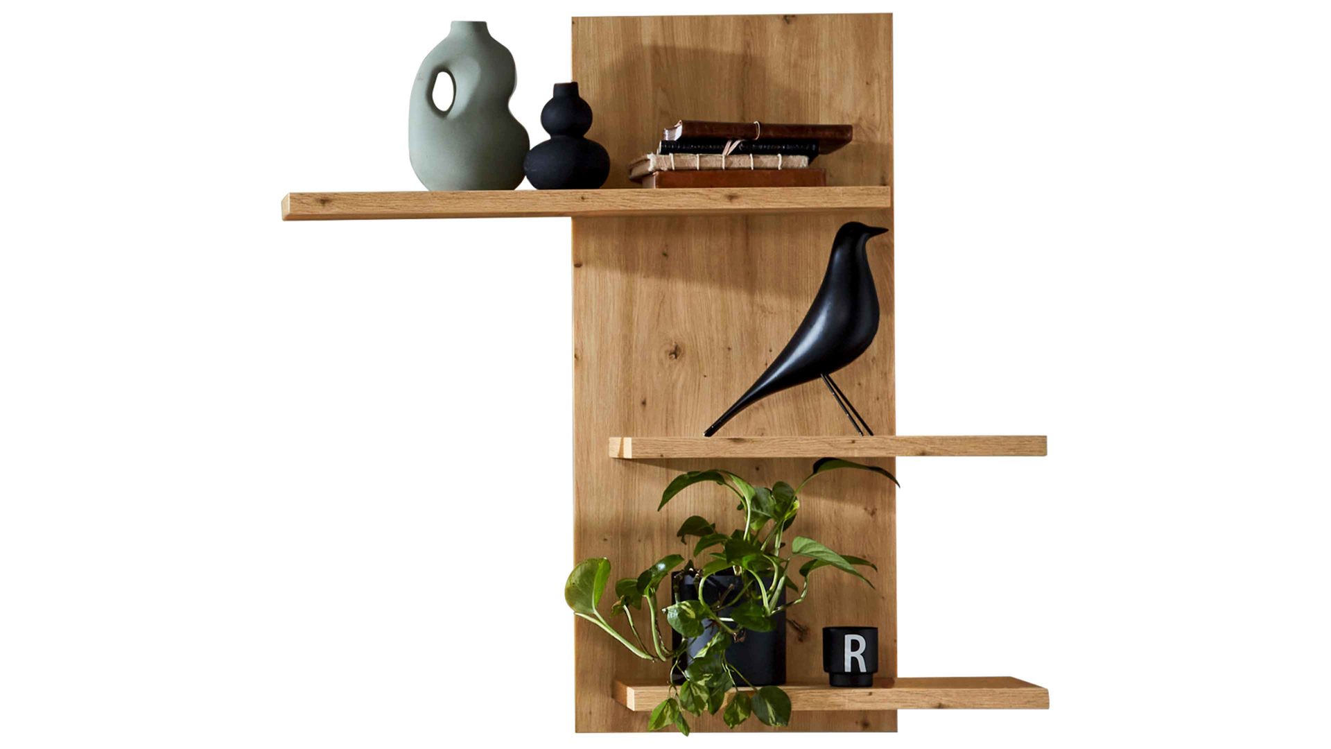 Wohnwand PARTNERRING COLLECTION aus Holz in Holzfarben PARTNERRING COLLECTION Wohnprogramm Malaga - Wohnwand Eiche Artisan - dreiteilig, Breite ca. 303 cm