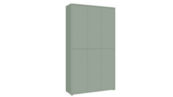 Schuhschrank Forte® aus Holz in Grün Schuhschrank Alice Springs Salbei Grün – ca. 109 x 192 cm