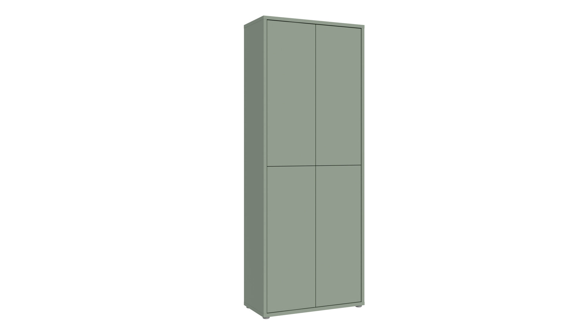 Schuhschrank Forte® aus Holz in Grün Schuhschrank Alice Springs Salbei Grün – ca. 74 x 192 cm