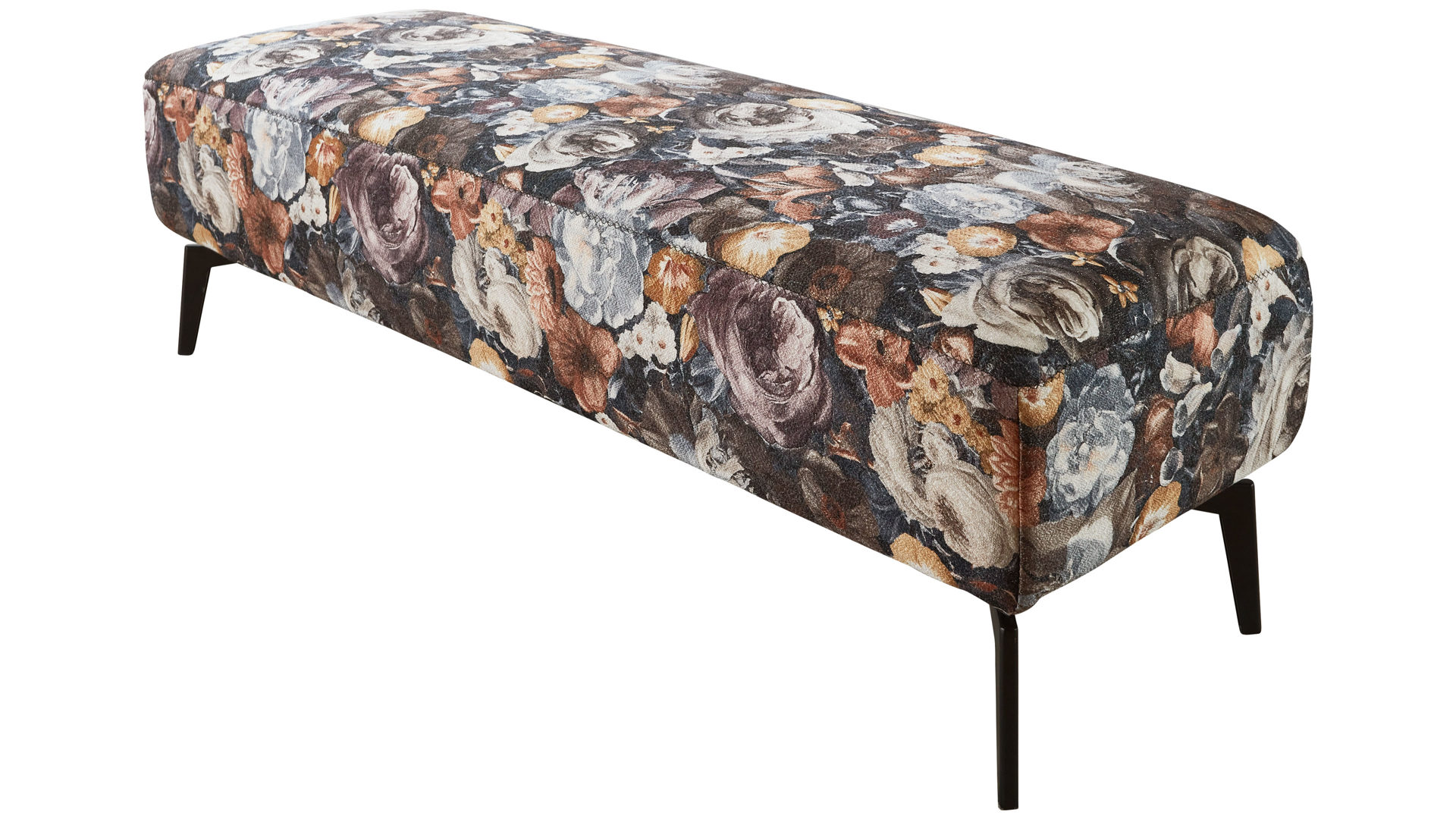 Polsterbank comfortmaster besser sitzen, liegen, leben aus Stoff in Mehrfarbig Comfortmaster Bettbank floraler Stoffbezug Elli pearl - ca. 157 x 53 cm