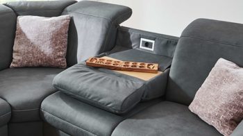 Funktion Steinpol polsteria aus Metall in Transparent Polstermöbel Serie Senturo System - Tischfunktion manuell