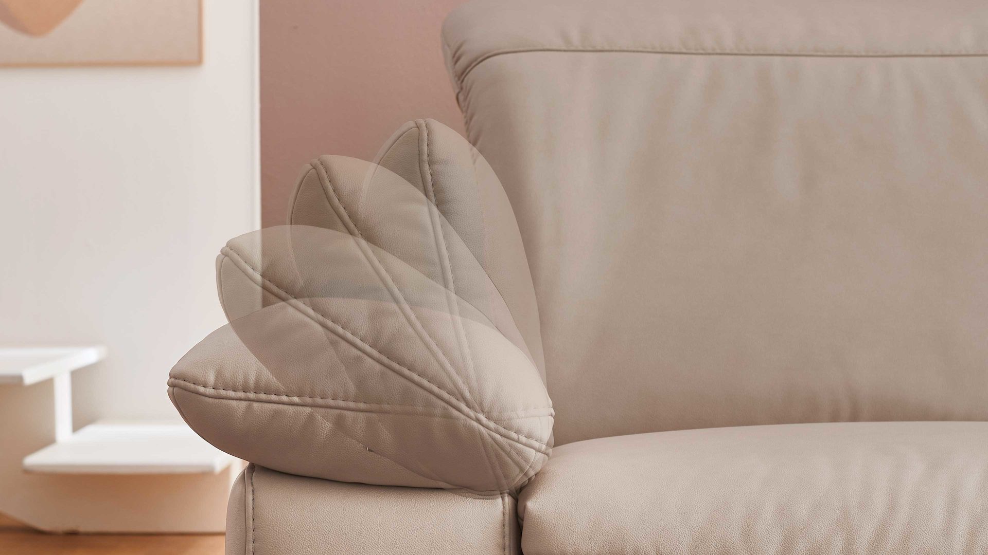 Funktion Steinpol polsteria aus Metall in Transparent Polstermöbel Serie Senturo System - Armlehnverstellung manuelle Funktion für AT2