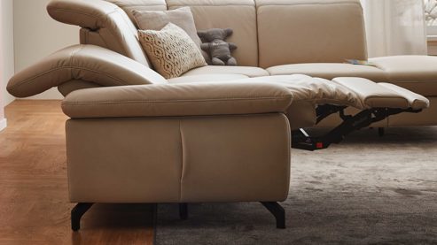 Funktion Steinpol polsteria aus Metall in Transparent Polstermöbel Serie Senturo System - motorische TV-Funktion für Einsitzer-Elemente