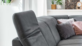 Funktion Steinpol polsteria aus Metall in Transparent Polstermöbel Serie Senturo System - Kopfteilverstellung manuell