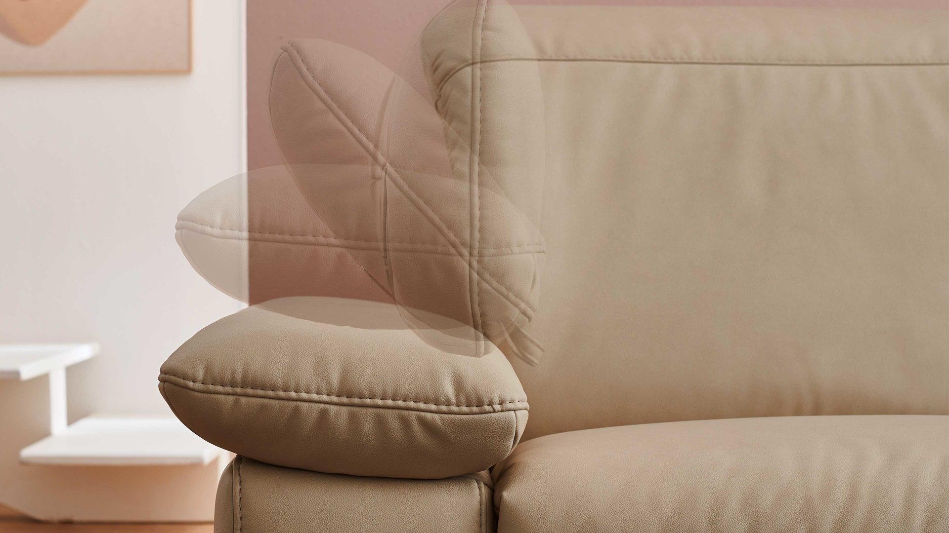 Funktion Steinpol polsteria aus Metall in Transparent Polstermöbel Serie Senturo System - Armlehnverstellung manuelle Funktion für AT2