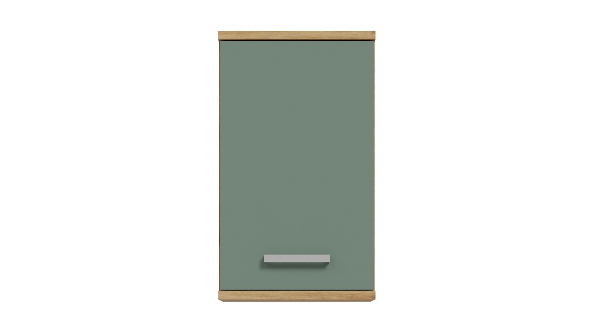Hängeschrank Forte® aus Holz in Grün Badezimmerprogramm Veris - Hängeschrank Salbei Grün & Artisan Eiche – ca. 40 x 69 cm