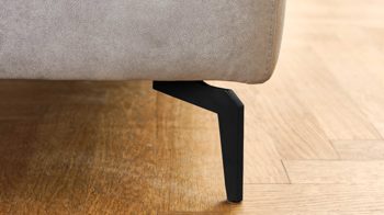 Funktionshocker W.schillig i. i. aus Leder in Hellgrau W.SCHILLIG Polsterserie Select Venus plus - Funktionshocker hellgraues Leder Z69-22 - Breite ca. 120 cm