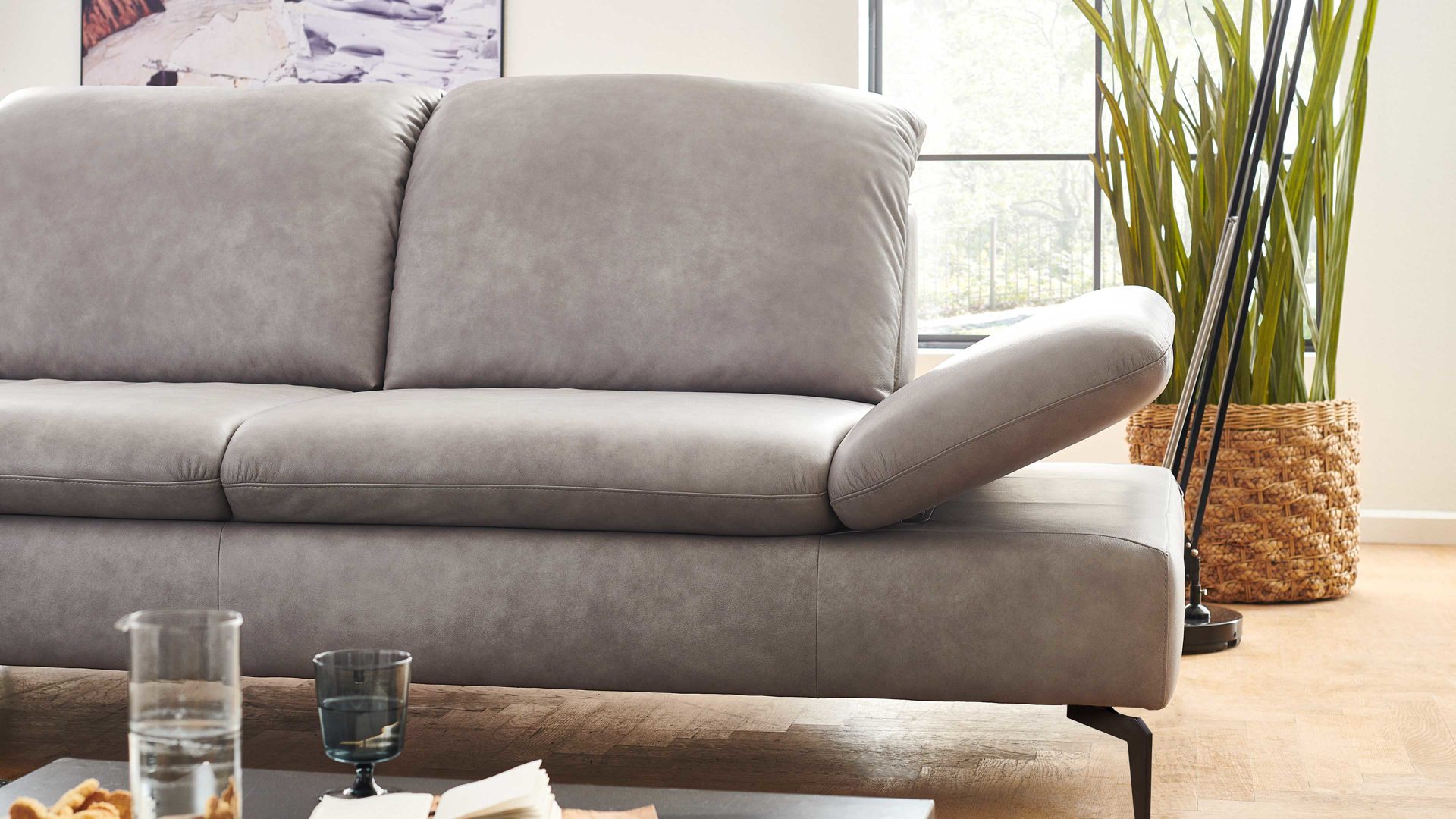 Funktion W.schillig i. i. aus Metall in Transparent W.SCHILLIG Polsterserie Select Venus plus - Seitenteilverstellung SV2 manuell