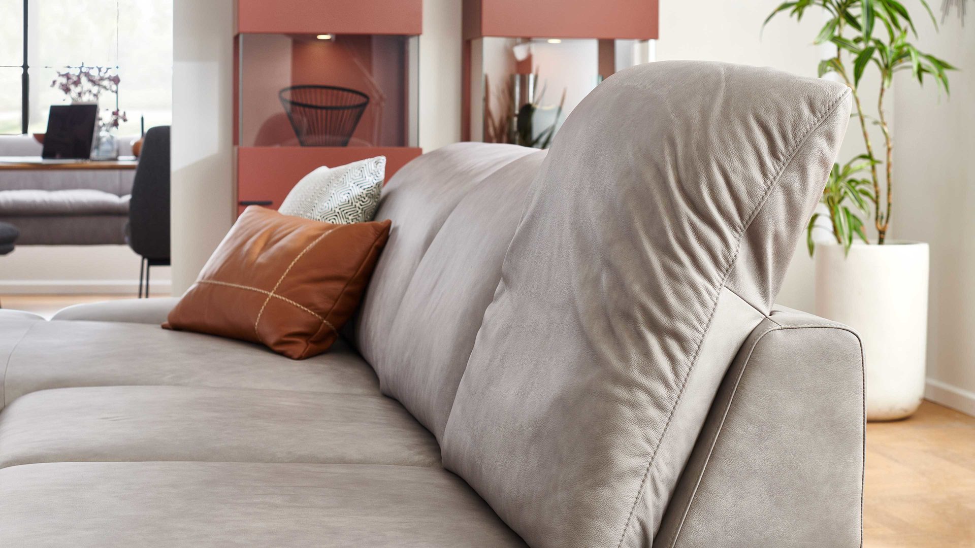 Funktion W.schillig i. i. aus Metall in Transparent W.SCHILLIG Polsterserie Select Venus plus - Kopfteilverstellung KV1 manuell