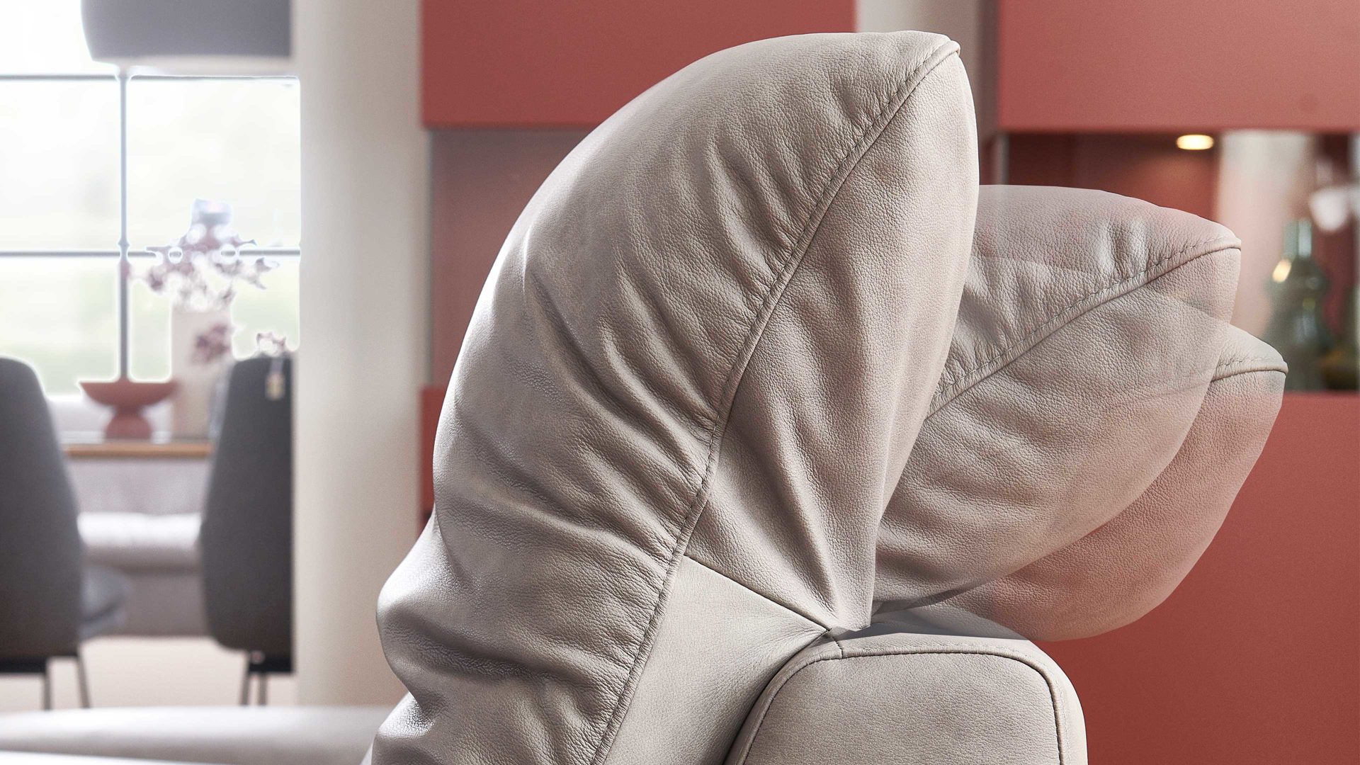 Funktion W.schillig i. i. aus Metall in Transparent W.SCHILLIG Polsterserie Select Venus plus - Kopfteilverstellung KV2 manuell