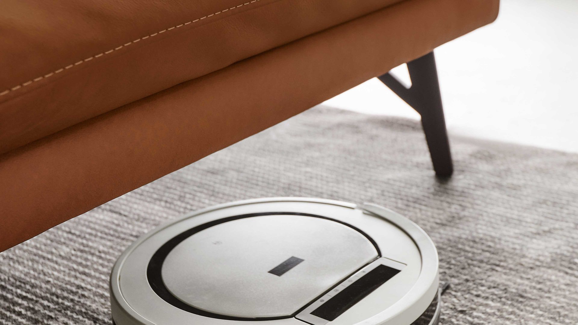 Polsterhocker Himolla aus Leder in Orange Polsterprogramm 1385-Promotion - XXL-Polsterhocker cognacfarbenes LongLife-Leder LG24 & anthrazitfarbene Metallfüße - ca. 121 x 65 cm