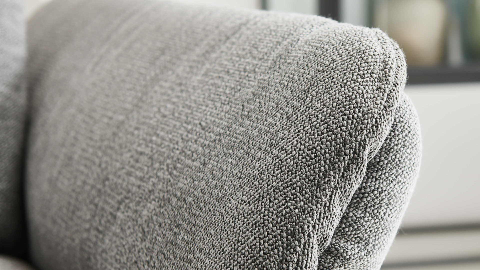 2,5-Sitzer Himolla aus Stoff in Grau himolla Polsterprogramm 1385-Promotion - 2,5-Sitzer gletscherfarbener Bezug Q2 Fashion & anthrazitfarbene Metallfüße - Länge ca. 183 cm