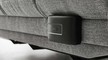 Akku Himolla aus Kunststoff in Schwarz himolla Polsterprogramm 1385-Promotion - außenliegender Akku schwarz