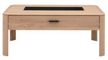 Couchtisch Interliving aus Holz in Holzfarben Interliving Wohnzimmer Serie 2029 - Couchtisch Wildeiche - ca. 110 x 65 cm