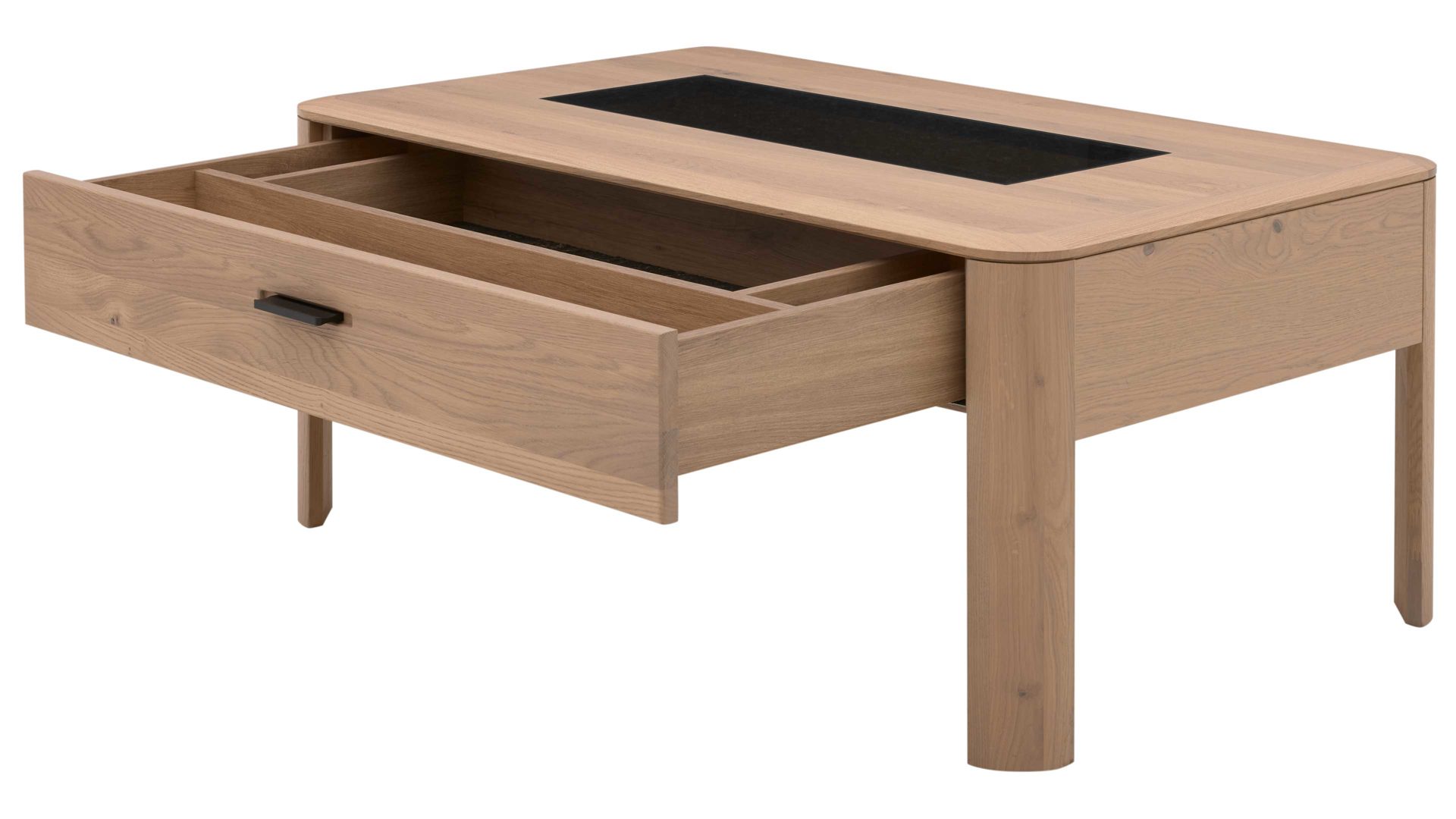 Couchtisch Interliving aus Holz in Holzfarben Interliving Wohnzimmer Serie 2029 - Couchtisch Wildeiche - ca. 110 x 65 cm