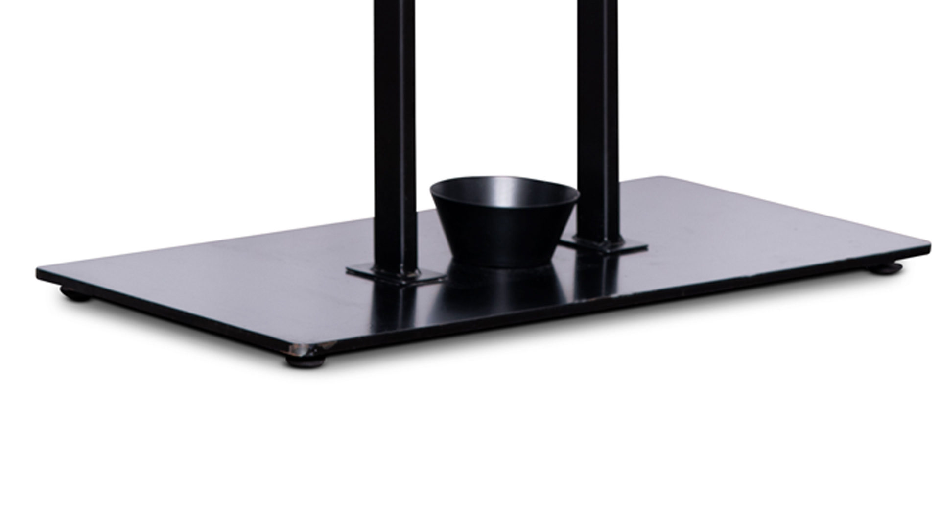 Standgarderobe M2 kollektion aus Metall in Schwarz Garderobenständer Amber Schwarz – Höhe ca. 180 cm