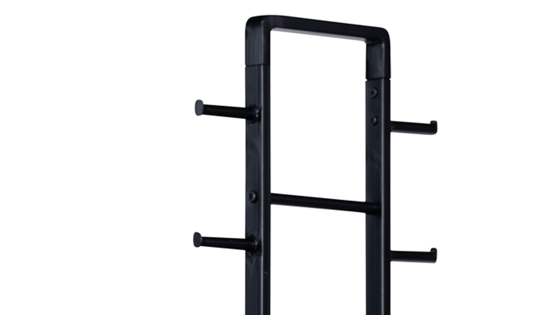 Standgarderobe M2 kollektion aus Metall in Schwarz Garderobenständer Amber Schwarz – Höhe ca. 180 cm