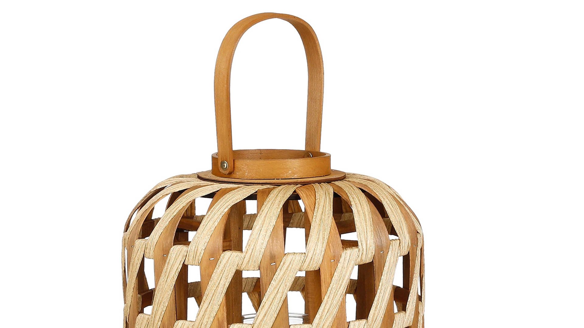 Windlicht Edelman® aus Holz in Holzfarben Windlicht Helios Holz - Höhe ca. 55 cm